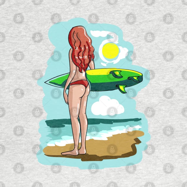 Surfer Girl by Daria Popkova